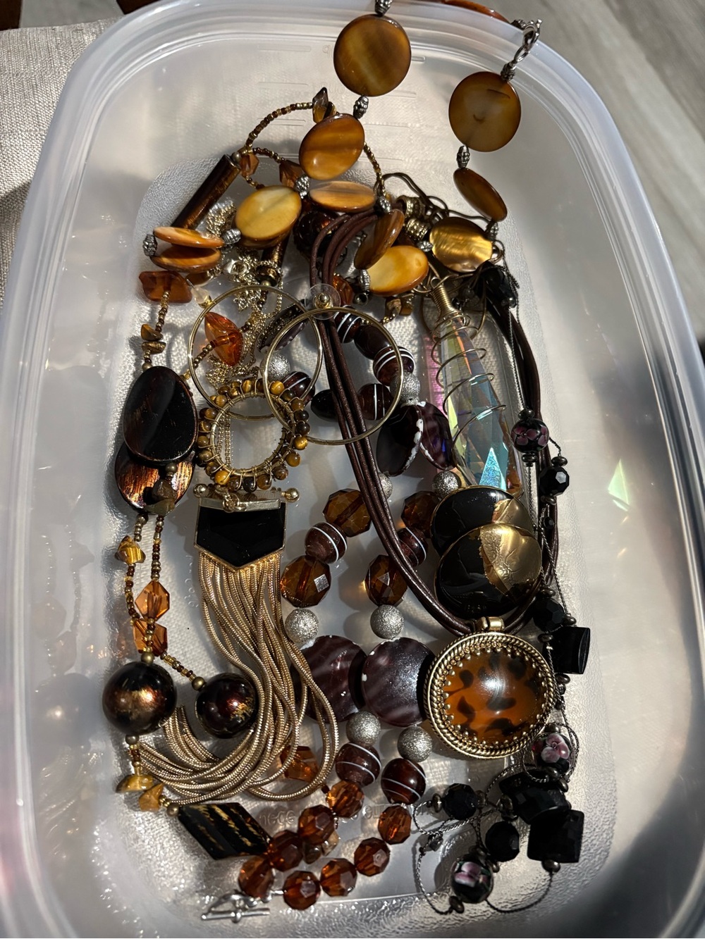 “Boho Earth Tones Curated Jewelry Collection” 10 Pieces All Are Wearable